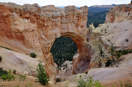the Natural Bridge in Bryce Canyon, Utah